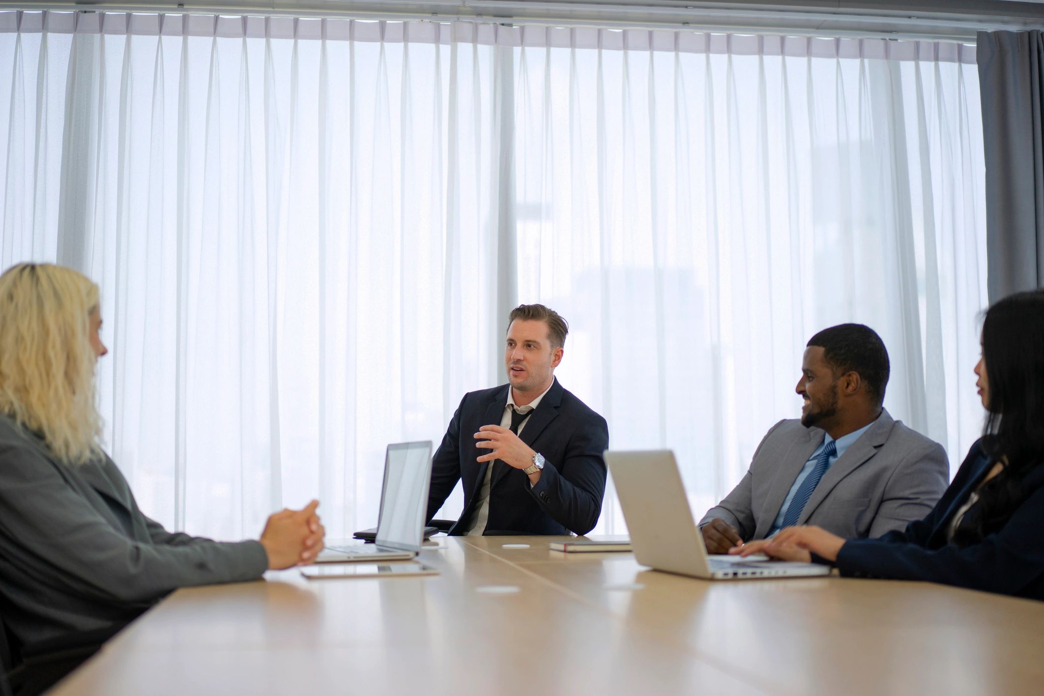 Commercial real estate strategy meeting