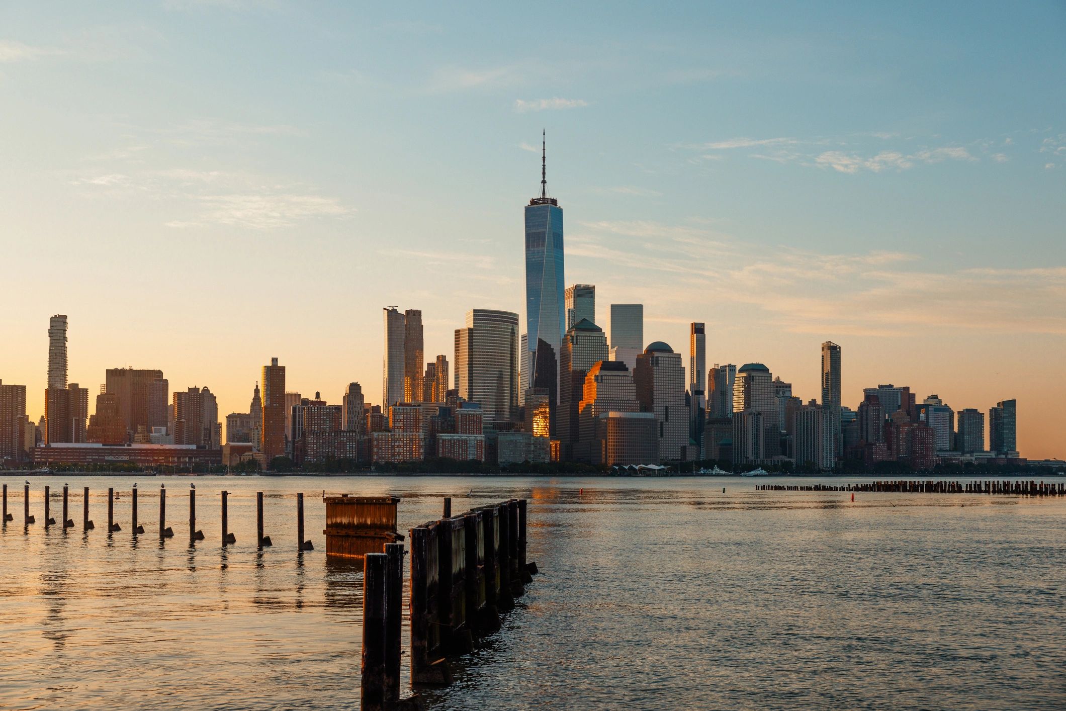 Urban commercial skyline representing market execution