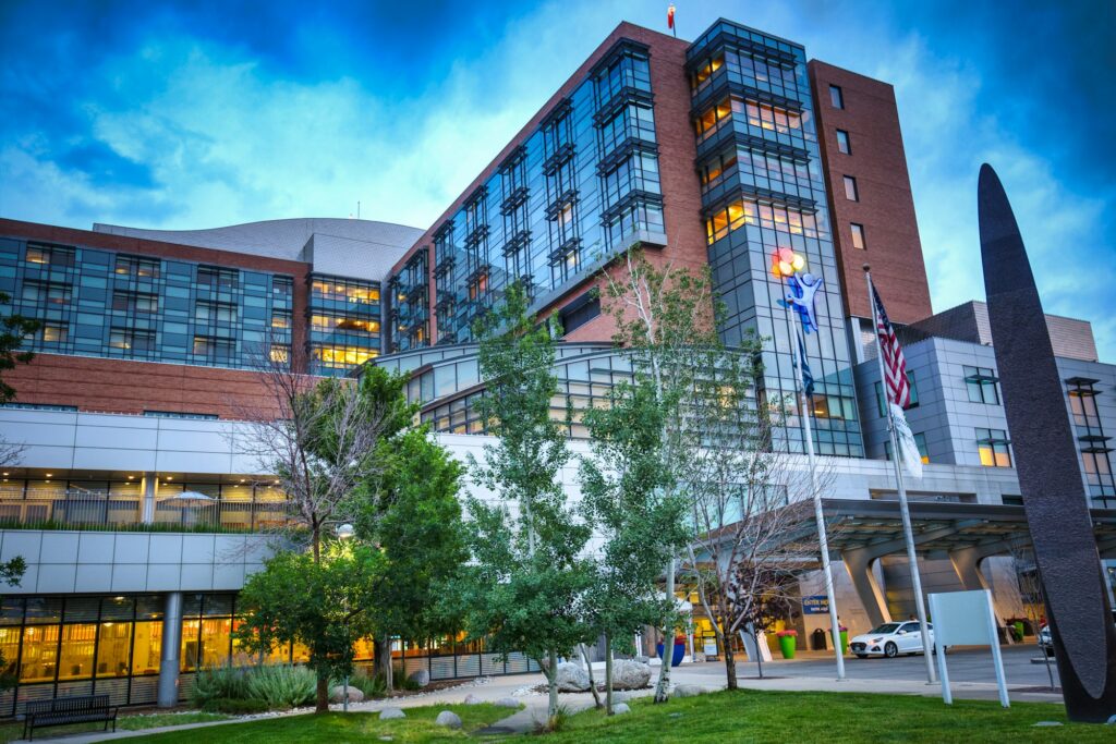Anschutz Medical Campus area in Aurora, Colorado